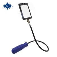 Espejo de Inspección LED Flexible de Grado Industrial, Giratorio 360°, Telescópico, para Reparación de Vehículos, Herramienta para Mecánicos y Bricolaje