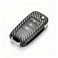 Étui pour clé de voiture en fibre de carbone à effet écaille de poisson, résistant aux rayures, anti-oxydation, protection complète, certifié CE