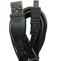 Cable de Carga Tideseer Mini USB-A/Mini-USB de 8 Pines y 1.5m para Cámaras DSLR //Olympus/