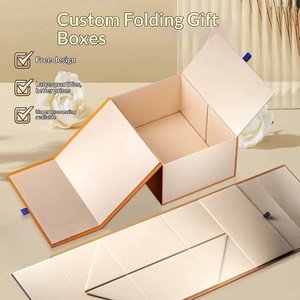 Custom 2-Piece Foldable Handheld Gift <b>Boxes</b> for Small Batches Portable Packaging - Product Image 3