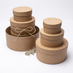 Tube en papier spiralé à rigidité maximale pour boîte cadeau, finition kraft non couchée, substructure d'emballage premium - Product Image 1