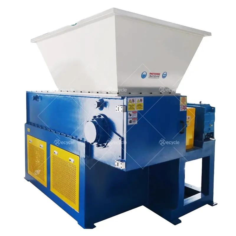 Nhiệm Vụ Nặng Nề Đơn Trục Shredder Cho Băm Nhỏ Dây Cáp, Nhựa, Gói, Thùng