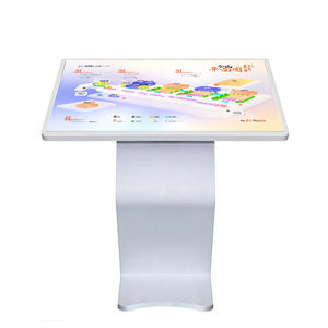 Kiosco de Autoservicio con Pantalla Táctil Android 4K de 43/49/55/65 Pulgadas, Kiosco de <span class=keywords><strong>Internet</strong></span> para Interiores con Soporte de Piso, Señalización Digital para Consultas y Guía Empresarial - Product Image 1