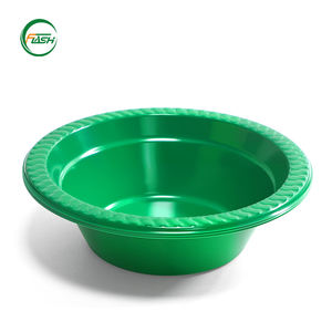 Bols à dessert en plastique PS personnalisés Flash, blancs, avec bord texturé pour une présentation améliorée lors de mariages et d'événements festifs - Product Image 2