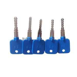 5pcs Lock Repairing Tools Try Out Keys Set for Cross Lock