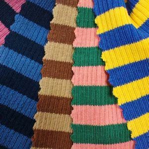 Gemütliche Kinder-Sweaterkleider für Jungen und Mädchen aus 240g Stoff, Hochelastische 4-Wege-Stretch-Bodysuits, Umweltfreundliches Garn, Gefärbte Streifen, <span class=keywords><strong>2</strong></span>*<span class=keywords><strong>2</strong></span> Baumwolle - Product Image 4