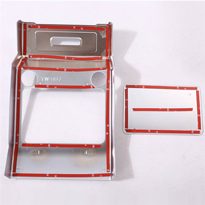 Nội thất Phụ Kiện cho land rover discovery <span class=keywords><strong>5</strong></span> HSE SE L462 hành khách Phía Sau lưu trữ hộp không khí lỗ thông hơi Trim Trang Trí Sticker khung - Product Image 6