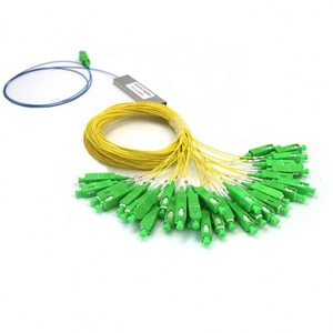 1X32 Plc Splitter 900um Mini Type/Glasvezel Buis Splitter Coupler Sc Upc Sc Apc Fbt Splitter 2X2