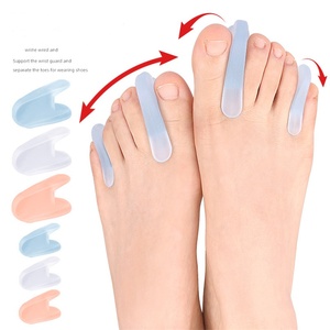 Bahan Sebs pemisah jari Ashaped pemisah spacer jempol Valgus korektor pemisah jari kaki kecil dan menghilangkan rasa sakit tumpang tindih korektor - Product Image 2