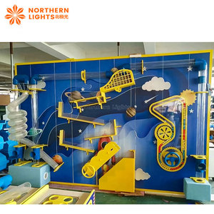 Mesa de Pared de Pelotas para Niños, Equipo de Museo de Ciencias para Niños, Equipo de Juegos Interior, Juguetes de Tubos de PVC de Plástico para Parques <span class=keywords><strong>Infantiles</strong></span> - Product Image 6