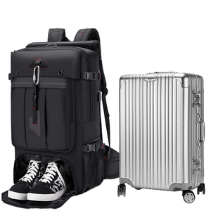 HESHI мужской повседневный рюкзак большой вместимости 70 литров модный очень большой полиэстер сумка для багажа Водонепроницаемая ручная кладь - Product Image 1