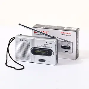 Factory Promotional Gift Mini Portable Radio For The Elderly With Multi-functional Am Fm Dual-band Classic Style Multi Band