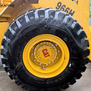 Chargeuse sur pneus d'occasion CAT 966H d'origine japonaise, Caterpillar, pour l'exploitation minière et la manutention de matériaux en carrière - Product Image 3