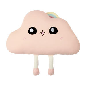 หมอนอิงรูปดาวสีชมพู ลายการ์ตูน หมอนรองหลังเย็นสบายสำหรับห้องเด็กผู้หญิง หมอนตกแต่งพร้อมไส้ใน วัสดุโพลีเอสเตอร์ - Product Image 3