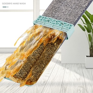 Outils de nettoyage de maison très vendus : Serpillière à long manche, nettoyage à plat à 360 degrés, accessoires de nettoyage en microfibre pour sols - Product Image 3