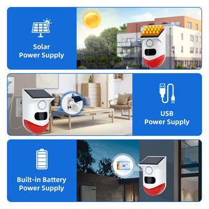 SMARSECUR Alarme de sécurité domestique sans fil Tuya, détecteur de mouvement PIR, étanche IP65, infrarouge, Wifi, alarme solaire extérieure - Product Image 4