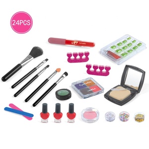 Samtoy-Set <span class=keywords><strong>de</strong></span> maquillaje cosmético no tóxico, esmalte <span class=keywords><strong>de</strong></span> <span class=keywords><strong>uñas</strong></span>, precioso juguete <span class=keywords><strong>para</strong></span> niña, maquillaje <span class=keywords><strong>de</strong></span> imitación con maleta <span class=keywords><strong>de</strong></span> maquillaje, 24 Uds. - Product Image 2