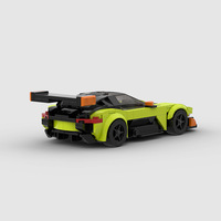 Voiture de course MOC très populaire, compatible avec les briques de marque, jouets de construction éducatifs en plastique à petites pièces pour enfants