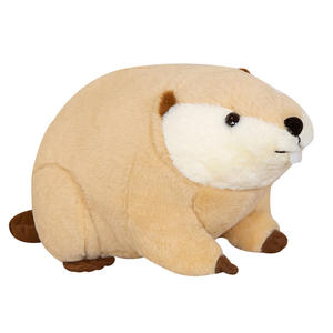 OEM diseño lindo suave <span class=keywords><strong>Nutria</strong></span> muñeca niños compañero Castor peluche Animal peluche juguete al por mayor cumpleaños mascota algodón goma PP - Product Image 1