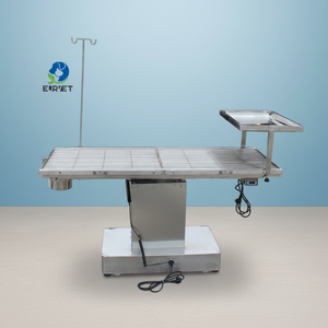 EUR VET Équipement vétérinaire le plus vendu Facile à nettoyer Table d'opération vétérinaire en acier inoxydable Table chirurgicale Équipée de mailles - Product Image 1