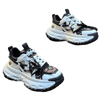 Chaussures de marche respirantes en toile pour hommes, style décontracté, à bout rond, rehaussantes, pour l'été, modèle couple