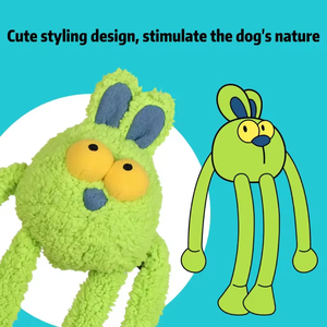 New Designer Swing Rabbit Dog Chew Toys Squeaky Dog Toys Plush Toys <b>Stuffed</b> <b>Animal</b> with Long Legs for Small Medium <b>Large</b> Dog - Product Image 2