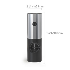 Manufacturer Wholesale Stainless Steel Handheld Salt <b>Grinders</b> Bulk Electric <b>Pepper</b> Mill Salt <b>Grinder</b> Battery Salt <b>Grinder</b> - Product Image 5