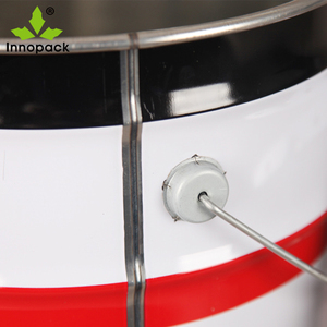 Cubo de lata de pintura con asa Cubo de bidón de metal de fábrica con tapa de lengüeta y pico - Product Image 4