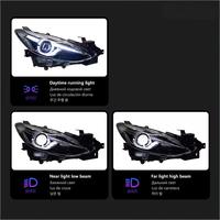 Pour Mazda3 Axela 2014-2019, ensemble de phares à LED 30W, modification de l'éclairage diurne, 12V