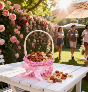 Exquisite handgewebte Osterkörbchen aus umweltfreundlichem PP-Rattan als Blumenmädchen-Geschenkkörbe, vielseitig einsetzbar für Picknick/Camping und zur Aufbewahrung von Gegenständen - Product Image 6