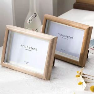 Simple and creative wooden 3D photo <b>frame</b>, tabletop oil pastel cardstock <b>frame</b>, 67810-inch bedroom wall-<b>mounted</b> photo <b>frame</b> - Product Image 3