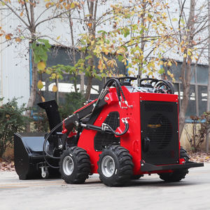 Minicargadora Compacta con Orugas y Cargador Frontal, Cumple con CE y EPA, Motor Diésel/Gasolina de 480, 23kw, Barredora de Nieve, Bomba de Motor PLC de Alto Rendimiento - Product Image 2