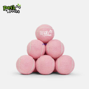 Dayanıklı Silikon Evcil Hayvan Tenis Topu Oyuncakları Hediye Özel Logo Promosyonu Ses Çıkaran Köpek Tenis Topları Eğitim İçin - Product Image 4