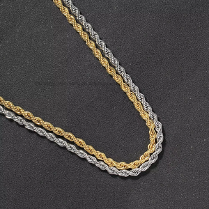 5Mm Stainless Steel <b>Chain</b> Necklace Cross-border Hip-hop Jewelry <b>Chain</b> Tanjing Fashion Lijing Necklace - Product Image 4
