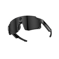 Lunettes Intelligentes avec Casque Sans Fil, Lunettes de Soleil Sportives d'Extérieur, Verres Interchangeables, Musique, Traduction en Temps Réel, Contrôle Tactile