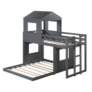 LM детская 2021 новая деревянная фанера и МДФ, современные детские двухъярусные кровати - Product Image 3