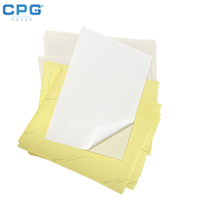 A4 Sheet Self Adhesive Paper 80gsm Glossy White Printable Sticker Paper for Inkjet Laser <b>Printer</b> <b>Labeling</b> Material - Product Image 1