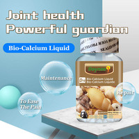 Wins Town OEM Bio Calcium Liquide en Capsules Molles avec Vitamine D3 Complément Alimentaire Naturel au Calcium