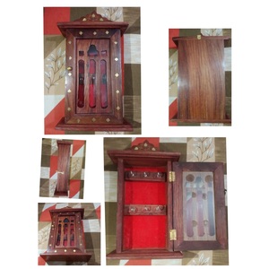Top Selling Handmade Wooden <b>Key</b> Holder Strong <b>Hooks</b> <b>For</b> Hanging <b>Keys</b> Stylish <b>Wall</b> Organizer Indian Supplier - Product Image 5