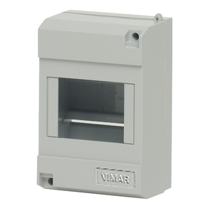 Coperchio a Muro Vimar 4M IP40 Grigio, Contenitore 7x13.1x4.6cm per Protezione Elettronica - Product Image 1