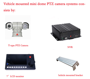 Xe Xe gắn điện thoại di động CCTV hồng ngoại tầm nhìn ban đêm 1080P 4MP AHD SDI IP PTZ máy ảnh phù hợp với - Product Image 2