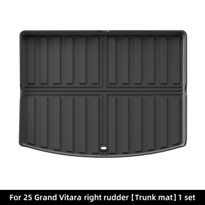 Tappetino 3D per bagagliaio posteriore compatibile con <span class=keywords><strong>Suzuki</strong></span> Grand <span class=keywords><strong>Vitara</strong></span> 2025, protezione per vano portabagagli inodore per tutte le stagioni, accessorio durevole - Product Image 4