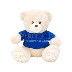 Ours en peluche personnalisé vierge de 18 cm par Sublimation avec T-Shirt - Product Image 6