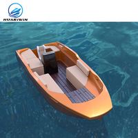 Bateau de pêche de luxe en HDPE pour 10 personnes, longueur 6 m - Résistant au vent et aux vagues pour les excursions sur lac, rivière ou côte