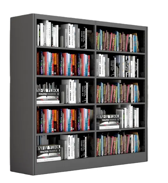 Small book shelf Modern Style Industrial Style Bookcase And Book Shelves Metal Bookshelf