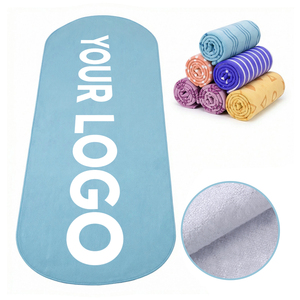 Serviette de yoga en microfibre personnalisée Ujoy Gift avec impression et broderie, antidérapante, pour le yoga chaud et la gym - Product Image 1
