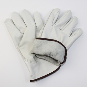 Gants de travail en cuir de vache sans doublure Keystone Wing Thumb Mechanics Machinist - Product Image 2