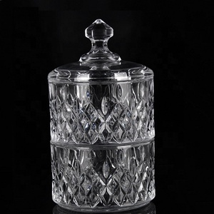 Boîte à bonbons européenne en cristal transparent, pour mariage, <span class=keywords><strong>sucrier</strong></span> en verre de cristal - Product Image 5