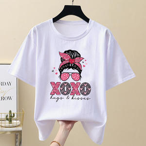 Популярный розовый ободок для девочек с термотрансферным принтом, водостойкий, моющийся, высокоэластичный, с термотрансфером <span class=keywords><strong>XOXO</strong></span> офсетного типа - Product Image 2