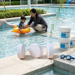 Nouvelle technologie, comprimés <span class=keywords><strong>de</strong></span> <span class=keywords><strong>nettoyage</strong></span> pour piscine, pureté <span class=keywords><strong>de</strong></span> l'eau 99 %, sûrs et efficaces, comprimés pour piscine. - Product Image 4